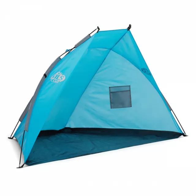 Tenda da spiaggia per bambini tenda da sole pop-up impermeabile tenda da  sole protezione UV con piscina Kid Outdoor Camping Ombrellone Beach-blue