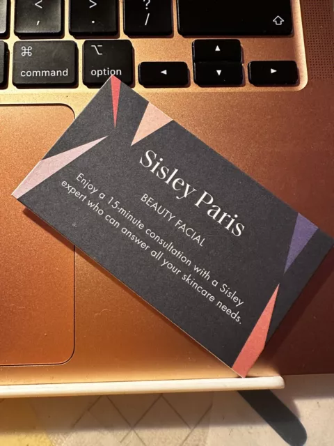Sisley Paris Beauty Voucher Facial 15 Minutes Consultation With Sisley Expert