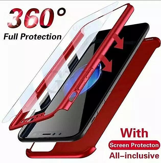 Hülle für iPhone 13 12 11 PRO MAX MINI SE 2020 SE 2022 360 Grad Handy Case Cover