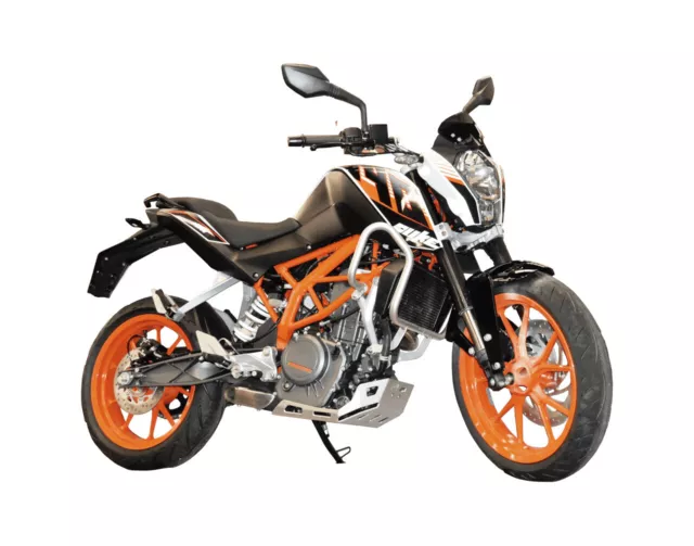 BIHR Defensas protectores motor salvapiernas compatible con KTM 390 DUKE ABS 390