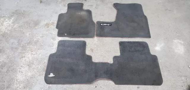 OEM 97-01Honda CRV RD1 AUTO Floor mats dark grey.RD1, RD2, RD3