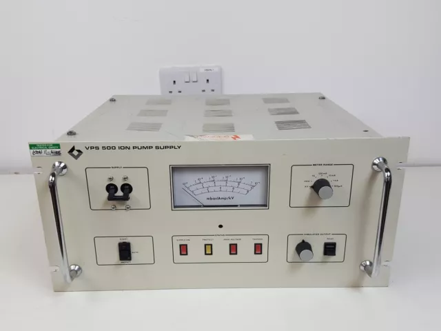 V.G. Electrovac LTD VPS 500 Ion Pump Supply Model: SBVPS 500 Lab