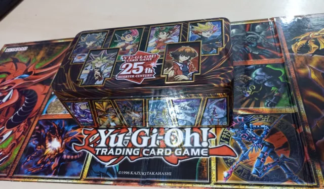 Lote más de 300 cartas Yugioh / Yu-Gi-Oh con lata de regalo 2