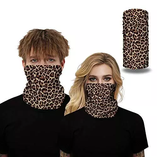 Zupoo Headbands 16-in-1Multifunctional 1 Count (Pack of 1), A-leopard