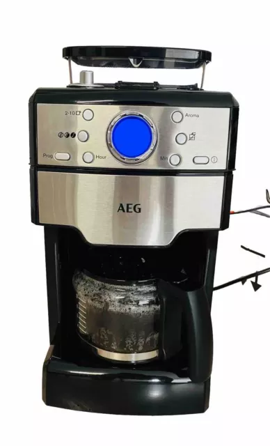 AEG KAM 400 Kaffeemaschine integriertes Mahlwerk 9 Mahlgradeinstellungen 1,25L