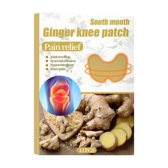 12pcs Herbal Warm Ginger Knee Patches Set Joint Bruises Treat Medical Plasters F