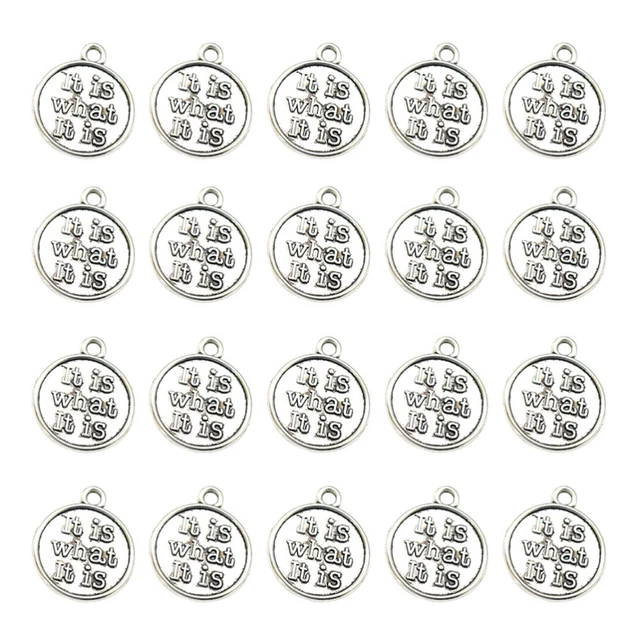 20 Pcs Santa Charms Jewelry Letters Connector Pendants Christmas Charm Pendant