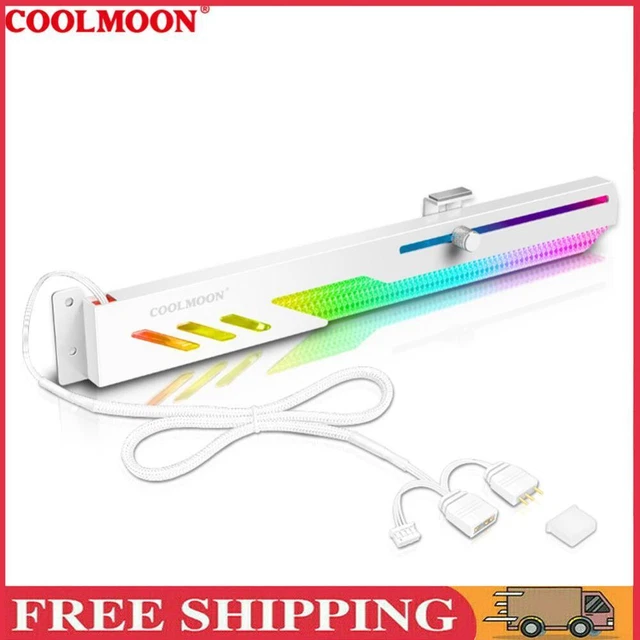 Support Video Hardware GT8 HORIZONTAL GPU Support Video Card Stand GPU Holder (White) EUR 68 ...