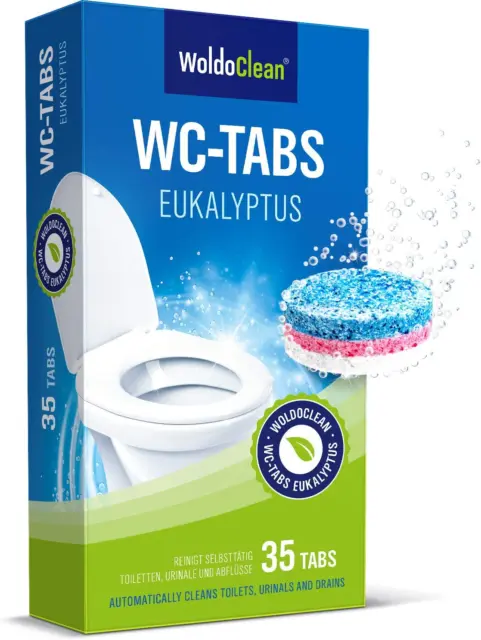 WOLDOCLEAN DISINCROSTANTE, DETERGENTE Anticalcare per WC - Compresse per 35  Puli EUR 19,40 - PicClick IT