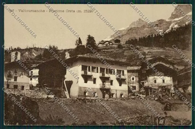Aosta Valtournanche Crete Postcard QQ6063