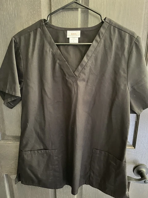 Barco essential black scrub top Large