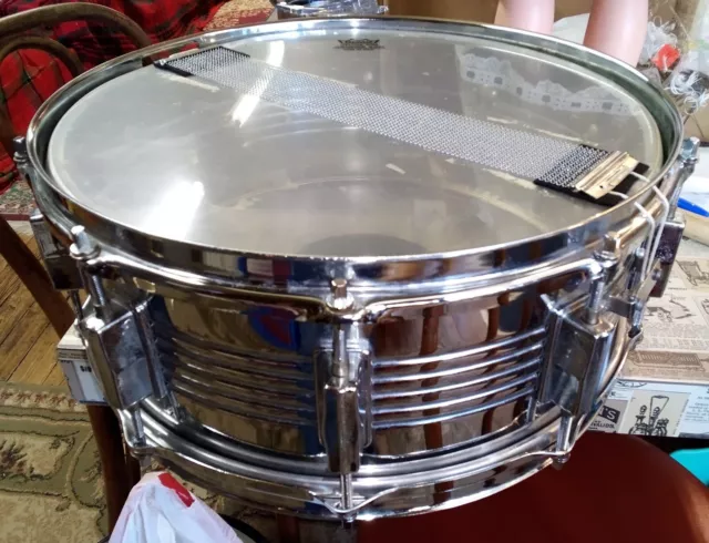 Vintage Ludwig Drums 6.5" x 14" Snare Drum, Chrome