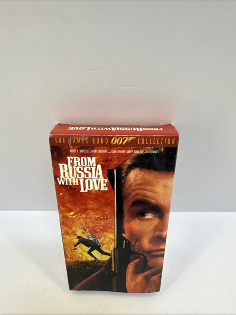 James Bond 007 "FROM RUSSIA WITH LOVE" VHS Sean Connery MGM