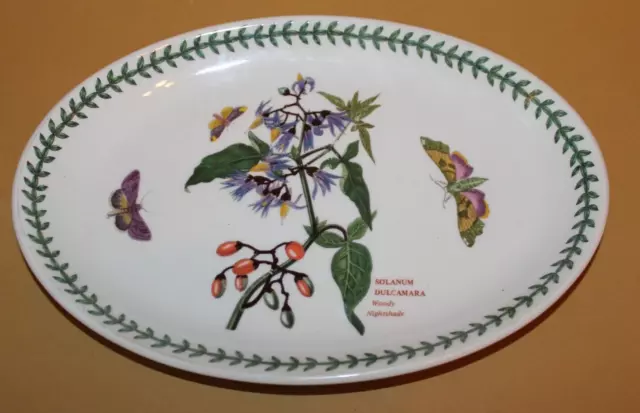 Portmeirion - Botanic Garden - Oval Plate Platter - Woody Nightshade