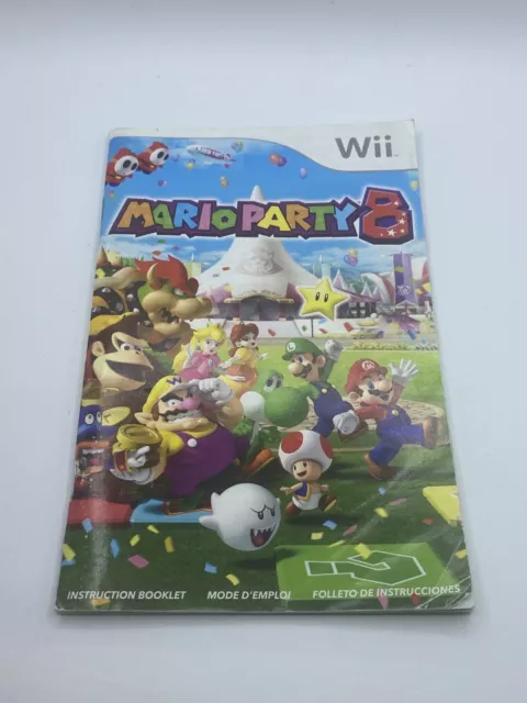 Manual Only) Mario Super Sluggers - Nintendo Wii Authentic Instruction  Booklet