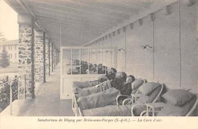 Cpa 91 Sanatorium De Bligny Par Briis Sous Forges Cure D'air