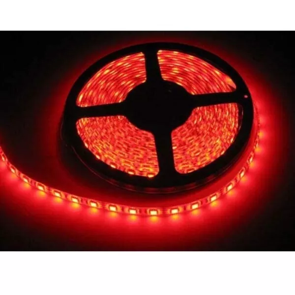 Striscia Led Luminosa 5 Metri Flessibile Luce Rossa Led 5050 Per Illuminazioni