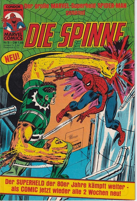 die-spinne-nr-5-condor-verlag-1980-spiderman-marvel-eur-4-00-picclick-de