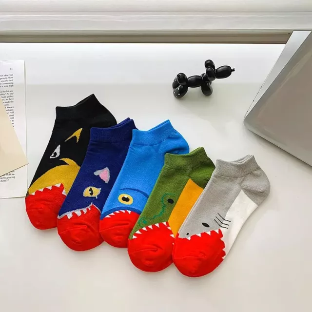 Harajuku Cotton Socks - Summer Funny Ankle Sock Unisex Fashion Socks 5pairs Set