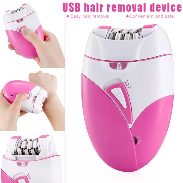 Women Epilator Painless Face Facial Hair Removal Cordless Electric Remover Body