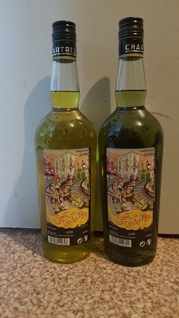 un lot de Chartreuse Santa Tecla 2020 (une Verte + une Jaune)