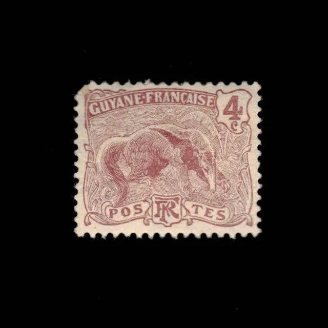 French Guiana, Scott 53, Great Anteater, 1905-1928, MH