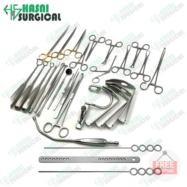 TONSILLECTOMY AND ADENOIDECTOMY 30 Pcs Set Surgical Instruments Kit £ ...