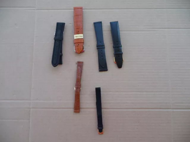 6 Cinturini Vintage Per Orologi Da Polso