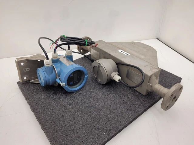 Micro Motion TECO B912 Mass Flow Coriolis Sensor R100S128NIAUEZZZZ 1" + TX