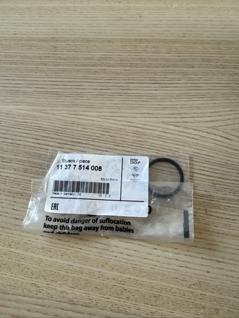 Genuine BMW Spark Plug Tube O-Ring Seal – Lower 25.3 X 2.4 Mm – Replaces 11377514008 / 7509627 – Made In Germany