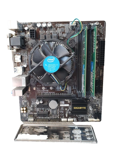 I5-7400 16GB DDR4 GIGABYTE B250M-DS3H Mainboard CPU Combo