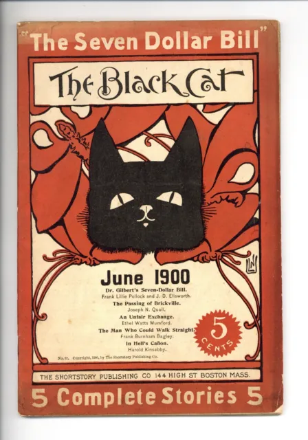 Black Cat Jun 1900 Vol. 5 #9 VG