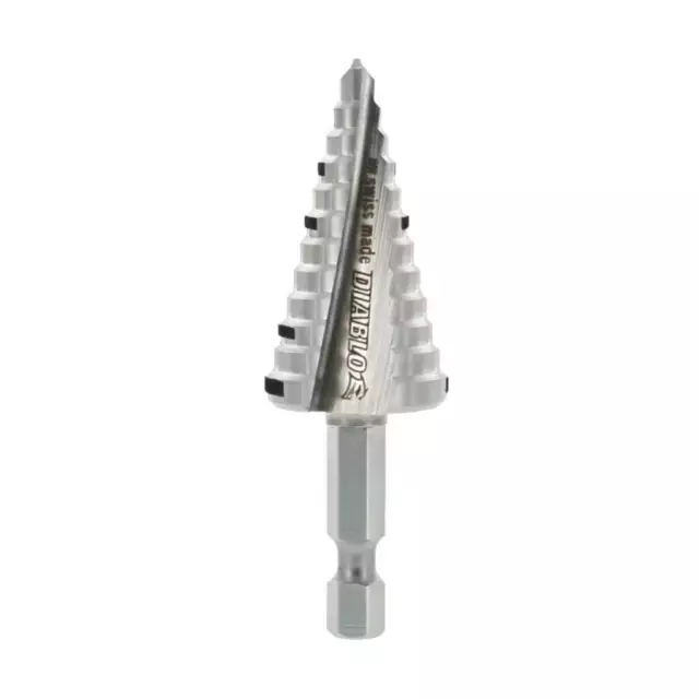 New Freud Diablo Dsd0875S12 3/8" To 7/8" Impact Split Point Tip Step Drill Bit