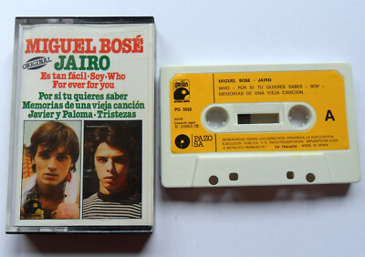 JAIRO MIGUEL BOSE CASSETTE ARIOLA ARIOLA ERES TODO PARA MI ES TAN FACIL 
