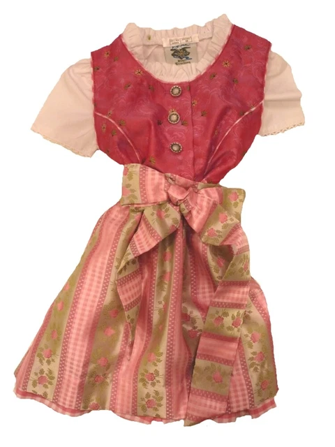 Festivo Ragazza Dirndl Con Accessori Tgl 74 86 92 104 110 128 134 140 146 158