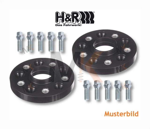 H&R des Platines Noir Dra 100mm / Axis pour BMW 3er Cabriolet E93 2006-2013