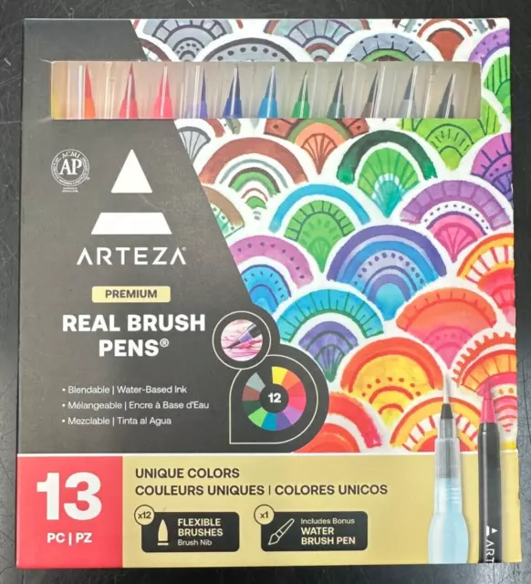 Arteza Real Brush Pens® (ARTZ-8190) 13 PC