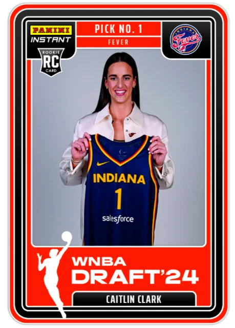 Caitlin Clark 2024 Panini Instant WNBA #236 Rookie Card - Indiana Fever / Iowa Hawkeyes - Ungraded NM/Mint Caitlin Clark Poster