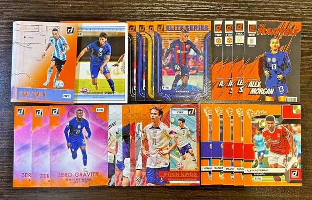 2022-23 Donruss FIFA Insert Rookies Pitch Kings Marvels Orange Silver RC U Pick⛲