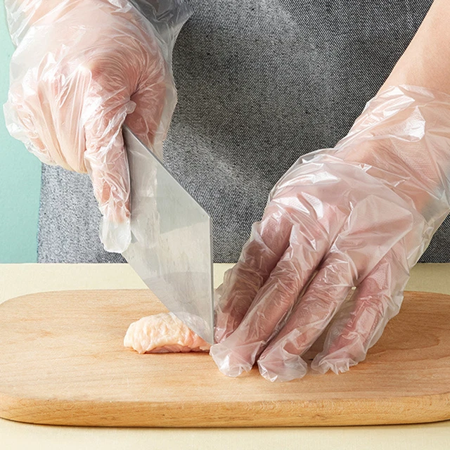 100Pcs Food Service Gloves Multi-functional Eco-friendly Food Handling