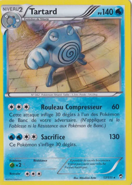 Tartard Holo - XY3:Fists Furious - 17/111 - New French Pokemon Card
