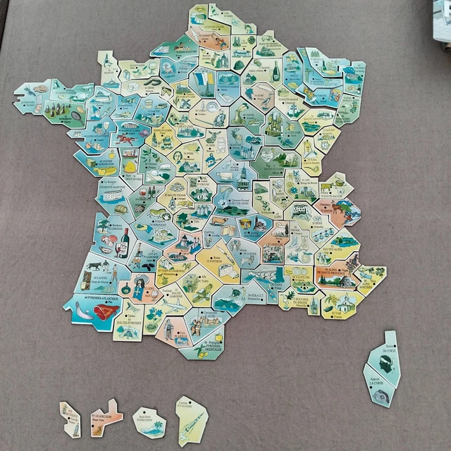 LE GAULOIS CARTE DE France COMPLÈTE 1994 (1ère VERSION) EUR 15,00 PicClick FR
