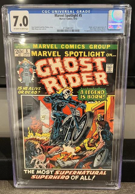 MARVEL SPOTLIGHT #5 | 1st  APPEARANCE GHOST RIDER | CGC 7.0 | MARVEL COMICS 🔑