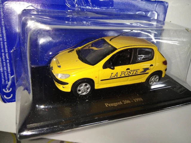 Voiture 1/43 030 – PEUGEOT 206 1998 – musée de la poste - UNIVERSAL HOBBIES