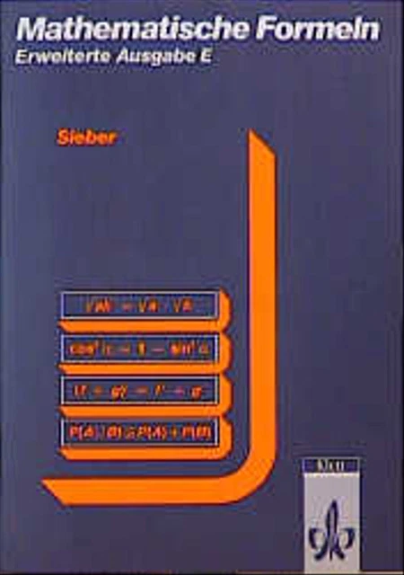 MATHEMATISCHE FORMELN ERWEITERTE Ausgabe E. Formelsammlung Gymnasium ...