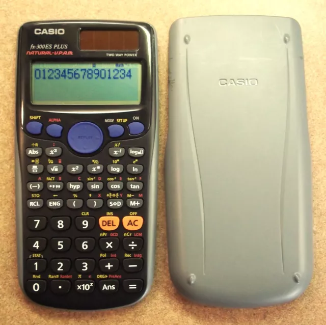 CASIO  fx-300ES PLUS  Scientific Black Calculator - Used and Tested!