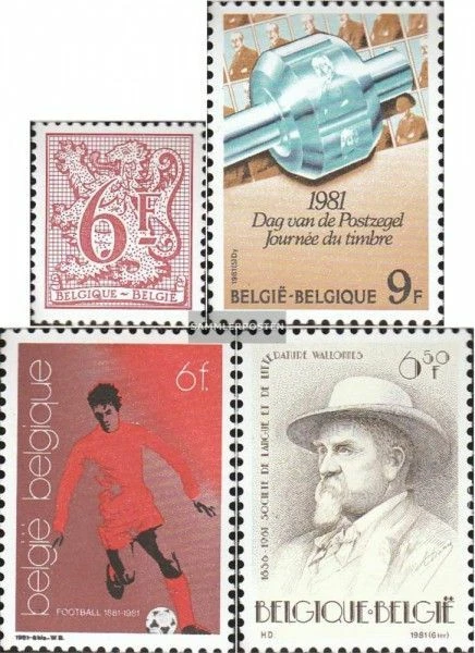 Belgien 2050,2060,2066,2067 (kompl.Ausg.) postfrisch 1981 Sondermarken