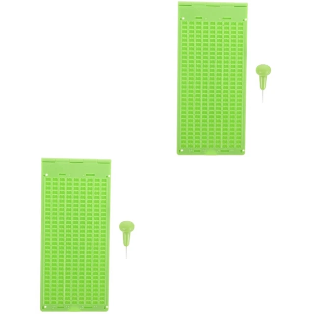 2 juegos útiles tablero de escribir braille fino para estudiar Pro
