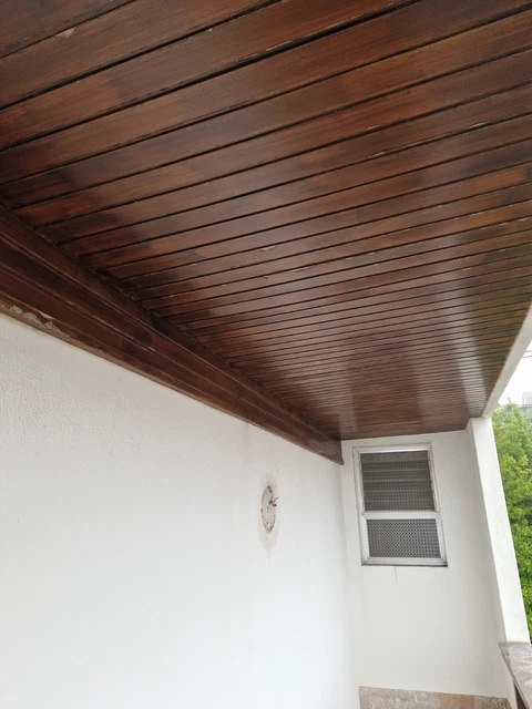 Friso de madera maciza techo 2