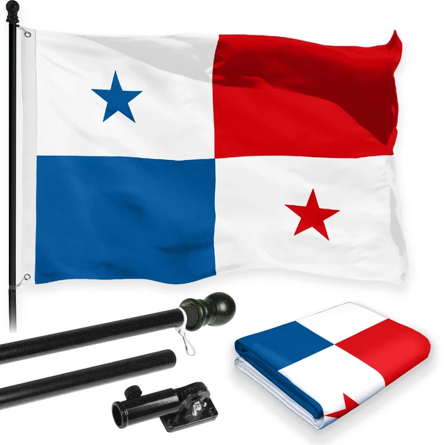 Ensemble Drapeau Portugal 3x5 Pieds + Hampe Argentée 6 Pieds – G128 – Neuf